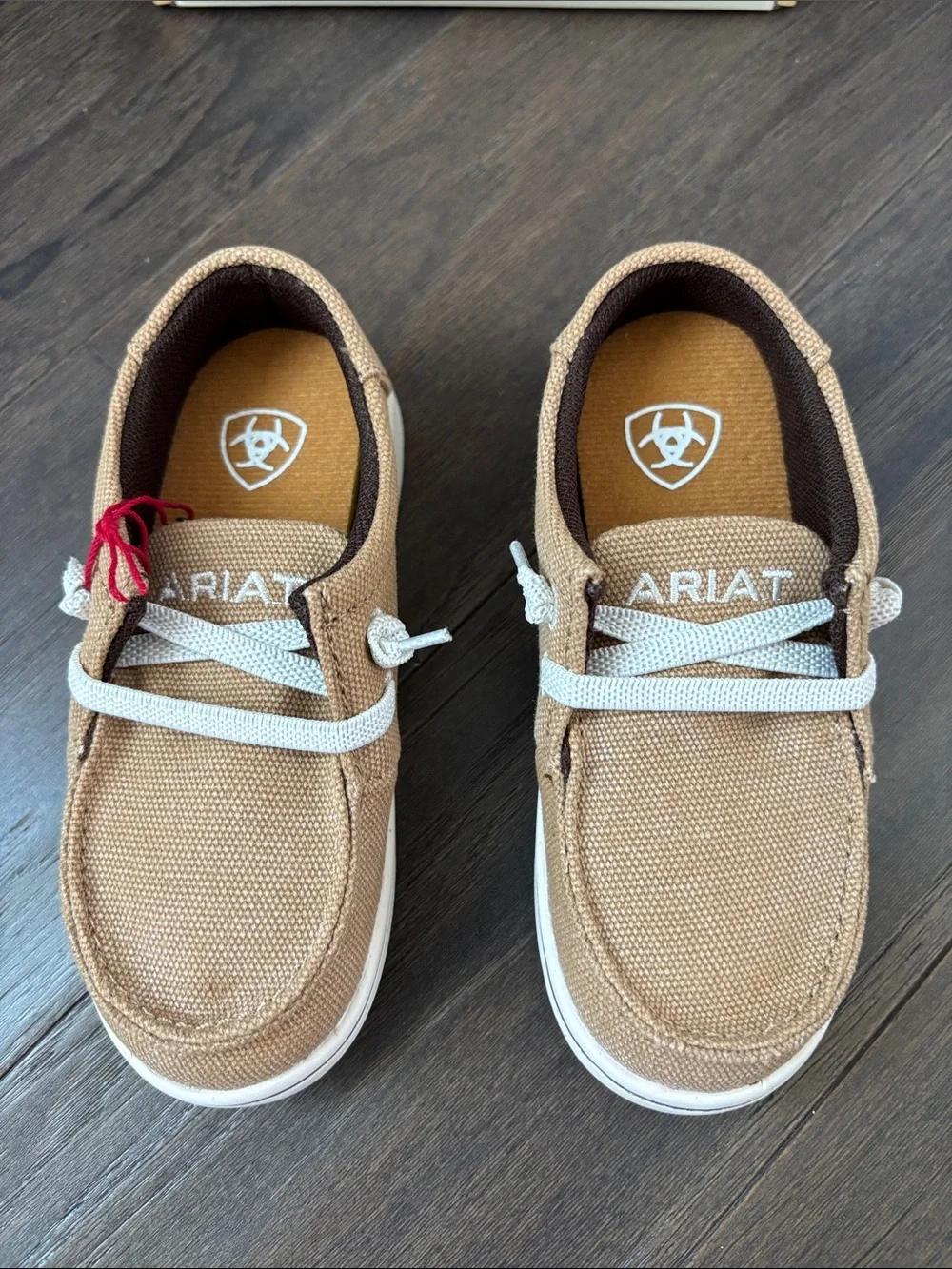 Ariat Lil Stompers WSHD Canvas,foam sole,fabric upper,mesh lined,slip on